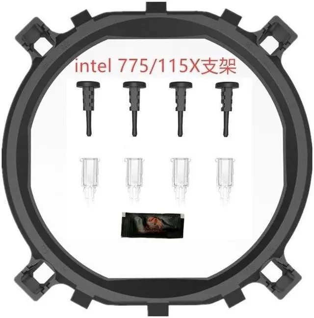 Main image of CPU Cooler Fan Bracket Heatsink Holder LGA 775 1150 1151 1155 1156 1366 2011 AMD AM4 General Backplane Base (775 115x bracket)