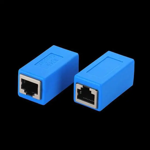 Main image of 1Pc Color Connector RJ45 Female To Female Network Ethernet LAN Connector Adapter Coupler Extender