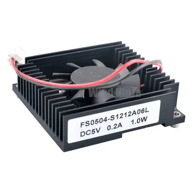 Alt view image 6 of 6 - FS0504-S1212A06L Mainboard Heat Sink Cooling Fan 37mm 22x22x20mm DC5V 0.20A 1.0W for Microcomputer Monitor Graphics Card