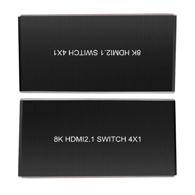 Alt view image 2 of 5 - EUR Plug,8k@60hz HDMI Switch 4x1 Supports HDMI 2.1 4K@120Hz 4:4:4 8bit HDR Support CEC ARC Auto Switch