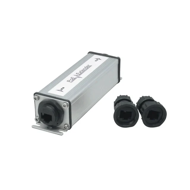 Alt view image 3 of 3 - ,TLT-TECH Industrial 10/100/1000M Gigabit PoE Extender with Water-Proof for Outdoor use