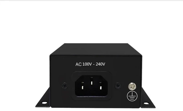 Alt view image 5 of 5 - 90W 48V,90W 48VIndustrial 2 Port Standard 48V Gigabit 90w /60w PoE Injector IEEE 802.3bt PoE Power Supply PoE adapter With Surge Protector 6KV