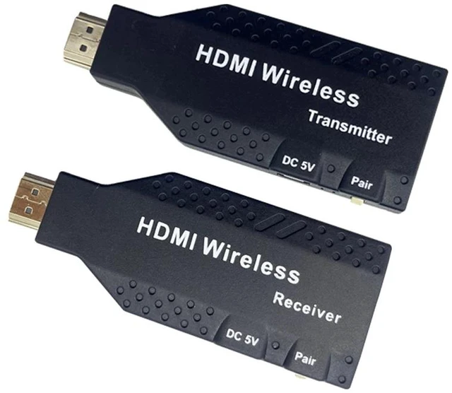 Alt view image 3 of 5 - ,5G 50M Wireless HDMI Video Transmitter And Receiver Kit Adapter Home Audio TV Stick Full HD Projector Extender Display Dongle