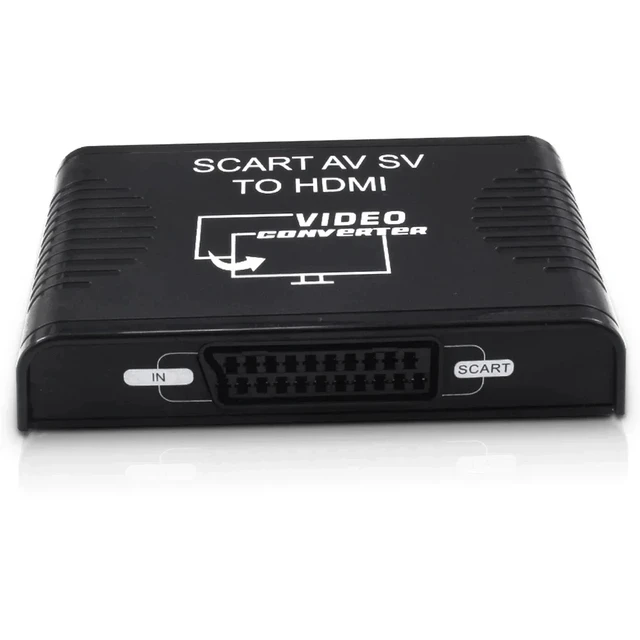 Alt view image 3 of 5 - ,S-Video AV Scart to HDMI Converter 3 in1 S-video composite AV Scart to HDMI S-video+RCA+Scart to HDMI for STB DVD Player HDTV