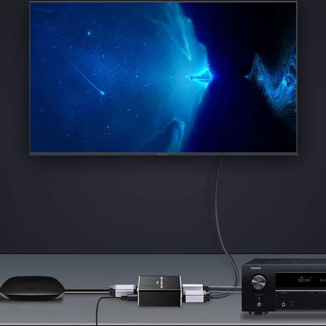 Alt view image 4 of 4 - ,4K 30Hz HDMI Audio Extractor HDMI to Optical TOSLINK SPDIF 3.5mm Audio out Switch Adapter for PC TV-Box Monitor