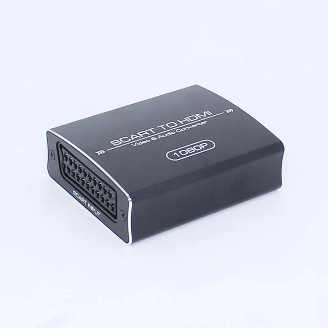 Alt view image 5 of 5 - Scart to HDMI,SCART to HDMI Converter Scart in HDMI out Audio Video Converter Scaler Adapter with USB Power Cable Support 720P/1080P Output