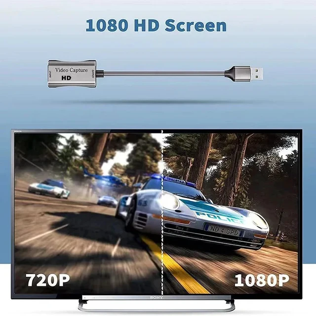 Alt view image 4 of 5 - USB Style,USB 3.0 60fps for HDMI Audio Video Capture Card Device 4k for OBS Live Streaming Broadcast Game Recording Box