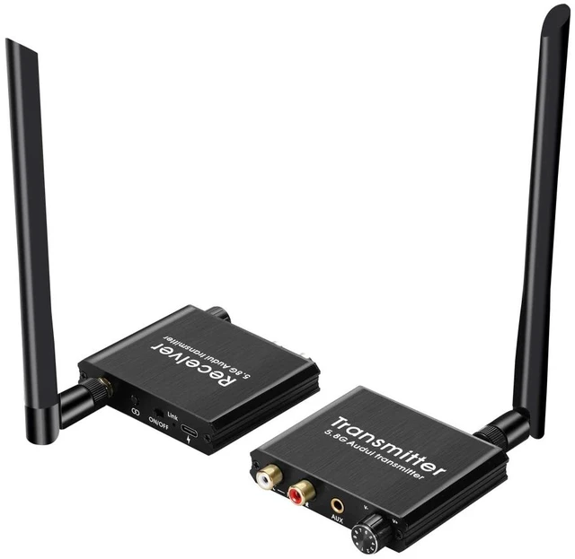 Main image of 2.4G Model,2.4G/5.8G 50M Wireless Wifi Audio Music With 3.5mm R/L RCA Wireless Audio adapter For DVD TV Compute Transmitter and Receiver