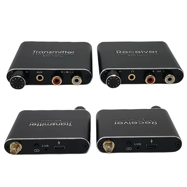Alt view image 2 of 5 - 2.4G Model,2.4G/5.8G 50M Wireless Wifi Audio Music With 3.5mm R/L RCA Wireless Audio adapter For DVD TV Compute Transmitter and Receiver