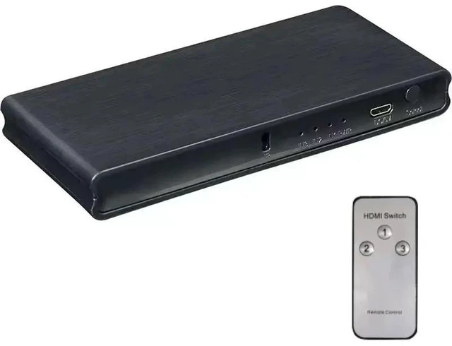 Main image of 3X1,4K 60Hz 3x1 4x1 5x1 Switcher for HDMI 3D Switch HDR Video Converter for PS4 Camera DVD Laptop PC To TV Monitor