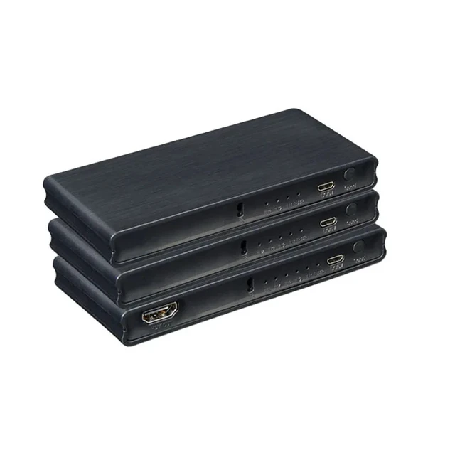 Alt view image 2 of 5 - 3X1,4K 60Hz 3x1 4x1 5x1 Switcher for HDMI 3D Switch HDR Video Converter for PS4 Camera DVD Laptop PC To TV Monitor