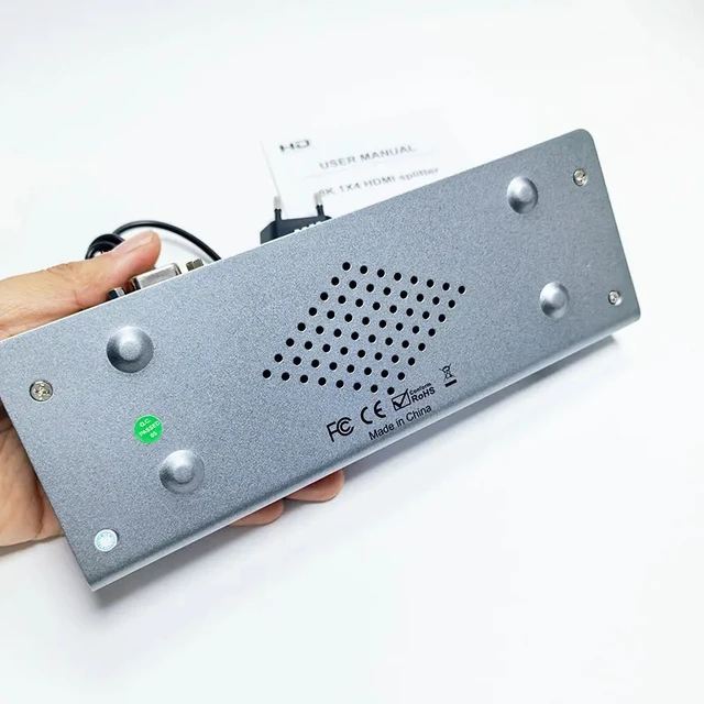 Alt view image 5 of 5 - 8K 1X4,8K 60Hz 1x8 Splitter for HDMI 1 in 8 Out 1x4 Audio Video Distributor Converter 3D for PS4 Camera Laptop PC To TV Monitor