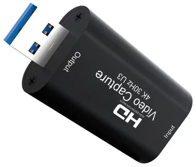 Alt view image 5 of 5 - Curved style,4K To USB 3.0 Audio Video Capture Card MS2130 Chip 1080P 60fps YUY2 Game Recording for PS4 5HDMI-compatible Laptop PC Live Strea