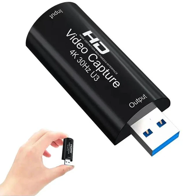 Main image of Curved style,4K To USB 3.0 Audio Video Capture Card MS2130 Chip 1080P 60fps YUY2 Game Recording for PS4 5HDMI-compatible Laptop PC Live Strea
