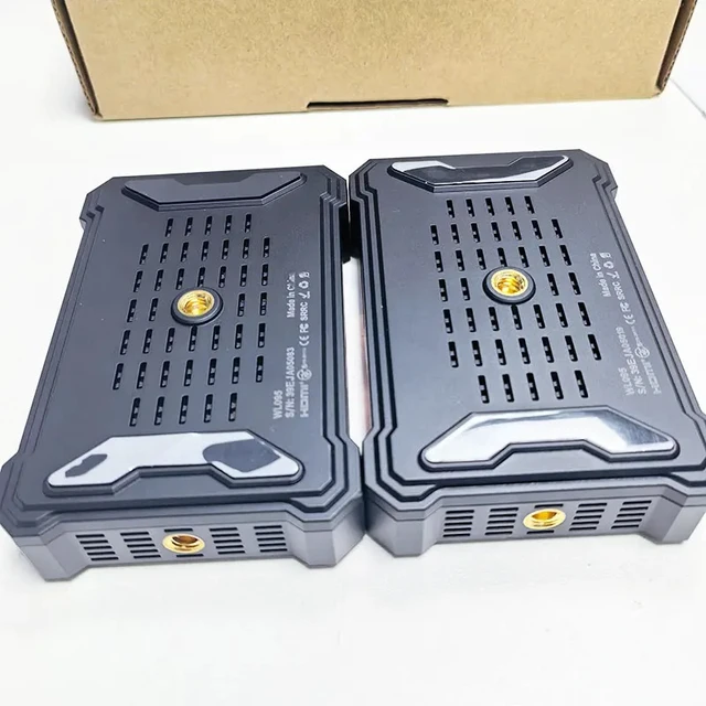 Alt view image 4 of 5 - US Plug,4K Dual HDMI Wireless Transmitter Receiver Extender Sender Share for Camera Live Streaming Laptop PC To TV Monitor