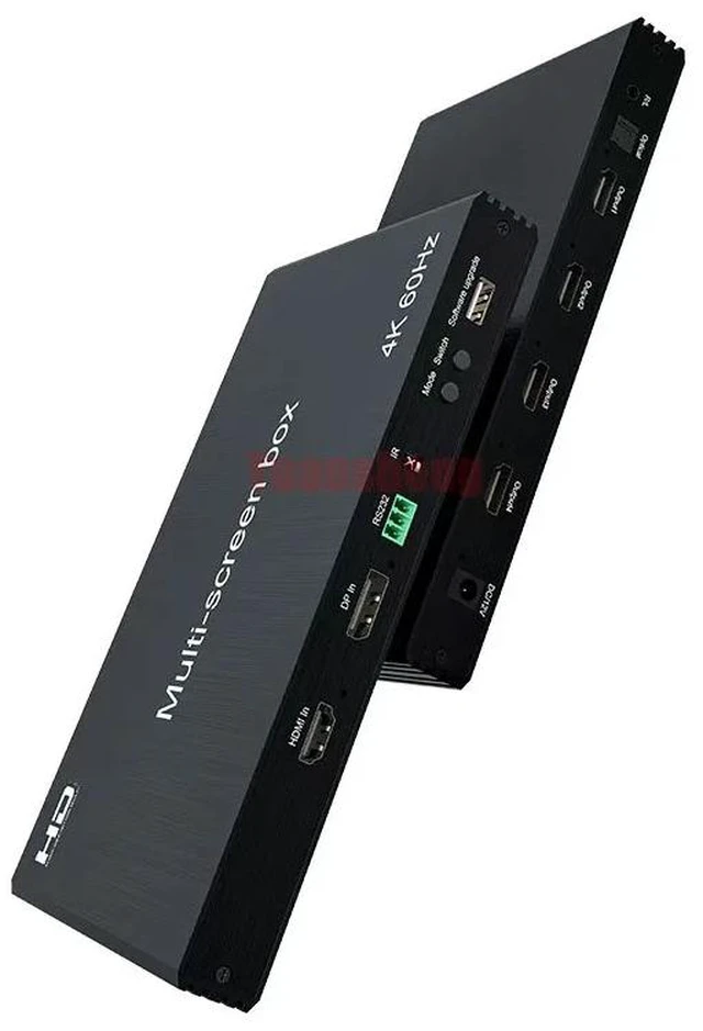 Alt view image 3 of 5 - AU Plug,4K for HDMI 60Hz DP Video Multi-Screen Box Video Wall Controller Splicer 2x2 1x3 1x4 2x1 3x1 4x1 for TV PC Monitor Projector