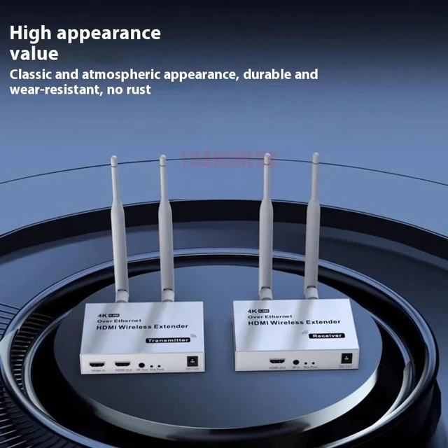 Alt view image 4 of 4 - 4K 300M,4K 200M 5.8GHz 1080P 318M Extender for HDMI Wireless Audio Video Transmitter Receiver Extender Kit For TV Projetor monitor