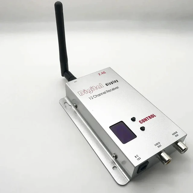 Alt view image 4 of 5 - ,2.4G 1000MW 1W Wireless Video Transmitter and Receiver Kit UAV 12 Channels Video Image Sender
