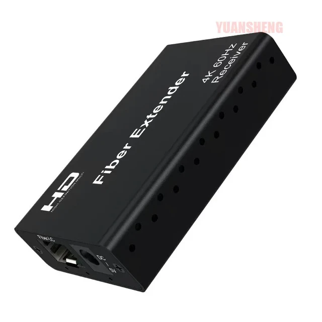 Alt view image 4 of 5 - 4K 30hz,4K@60Hz 20Km Fiber Extender for HDMI over LC Fiber Optic Cable 4:4:4 Fiber Video Transceiver with Audio Extender HDCP2.2 HDR10