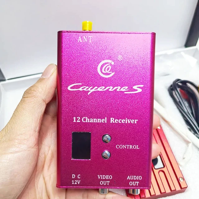 Alt view image 2 of 5 - 1 set,1.2G 8000W 12CH High Power Wireless Analog Transmitter and Receiver Audio Video Transmission System for RC Models Enhancement
