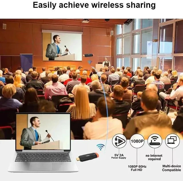 Alt view image 3 of 5 - ,Wireless Transmission for HDMI Extender Video 150M MINI Transmitter and Receiver Display Share for Camera PC To TV Projector