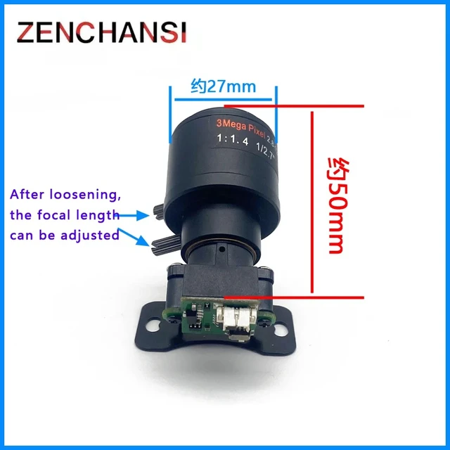 Alt view image 3 of 5 - FPV System,Long Range FPV System 5.8G 48CH 2W FPV Wireless Transmitter and 2.8-12mm adjustable focus camera and Dual fpv monitor 1020*600px