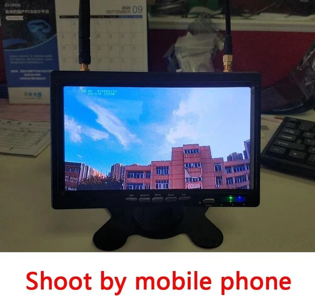 Main image of 2W VTX Camera,Over 20Km Range 5.8Ghz 2W FPV Transmitter launcher 2000MW 48CH build in microphone and 1200TVL fpv camera + 7 inch IPS monitor