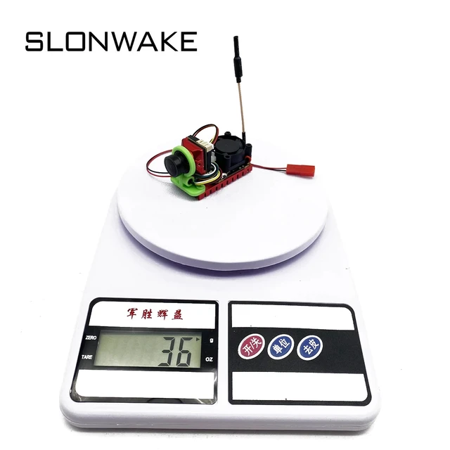 Alt view image 4 of 5 - 1W VTX Camera,New mini 5.8G 48CH VTX 1000mW adjustable VTX Transmitter Camera CMOS 1500TVL B19 need 2-4S Power use for FPV RC Playing Parts