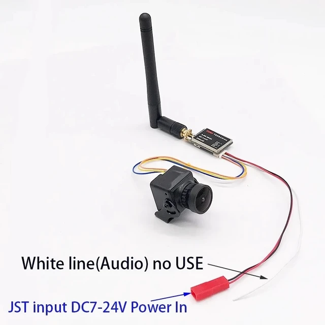Alt view image 2 of 5 - 600mW version,5.8G 48CH 4.3 Inch FPV Monitor 480x272 Build-in Battery Video Screen with 600mw VTX Transmitter TS5823 Pro+CMOS 1200TVL Camera