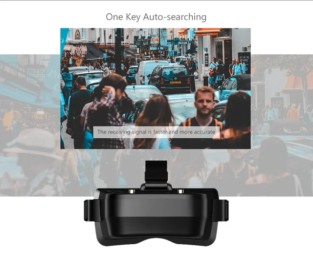 Alt view image 3 of 5 - fpv suit,SLONWAKE 5.8G 48CH 4.2W VTX Transmitter with 1200TVL fpv camera and VR009 FPV Goggles 3 inch 480*320px Video Headset HD Glasses