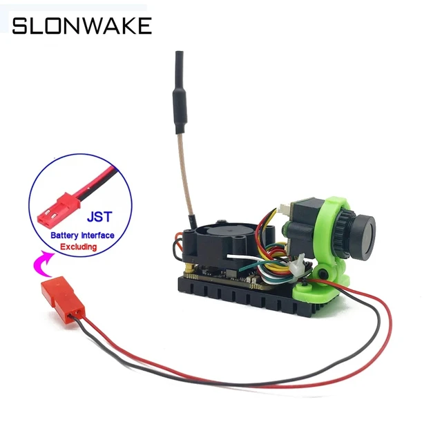Alt view image 2 of 5 - FPV SUit,5.8G 48CH 4.3 Inch FPV Monitor 480x272 Build-in Battery Video Screen with 5.8G 1000mw adjustable Transmitter+CMOS 1000TVL Camera