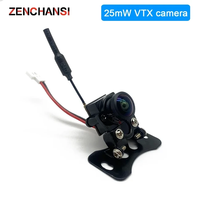 Alt view image 4 of 5 - 25mW VTX-CAM,5.8G 48CH 25mW/200mW FPV Transmitter Camera CMOS 1000TVL Mini FPV Micro AIO 180 angle Camera 3-6V Supports image flipping for RC
