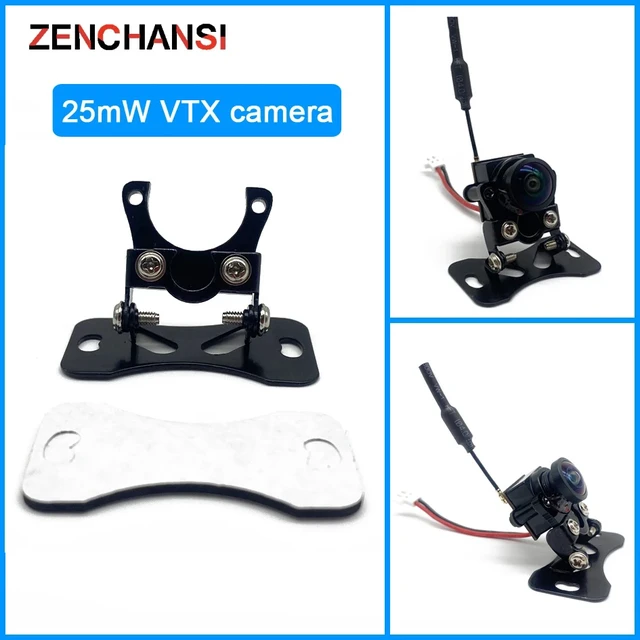 Alt view image 5 of 5 - 25mW VTX-CAM,5.8G 48CH 25mW/200mW FPV Transmitter Camera CMOS 1000TVL Mini FPV Micro AIO 180 angle Camera 3-6V Supports image flipping for RC