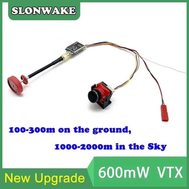 Alt view image 2 of 5 - OTG VTX Camera,5.8G 600mW 48CH VTX Transmitter launcher+CMOS 1800TVL FPV Camera+5.8G OTG Receiver for Android Smartphone use for RC Multicopter