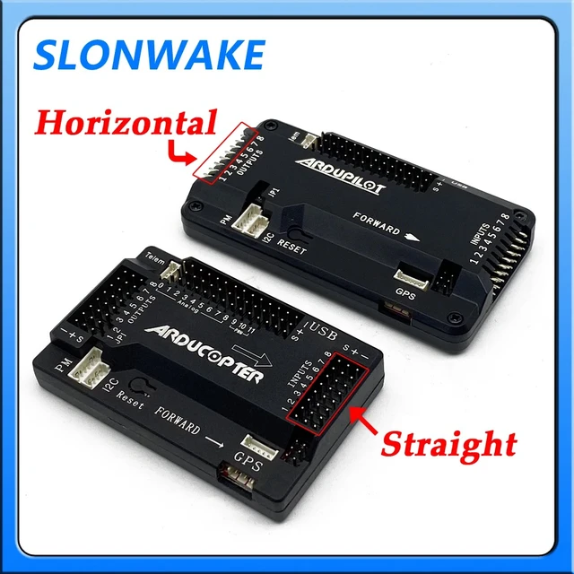 Alt view image 3 of 5 - NoCompass Horizontal,New APM2.8 APM 2.8 Multicopter Flight Controller 2.5 2.6 Upgraded no Compass version Straight pin with Case for RC Quadcopter