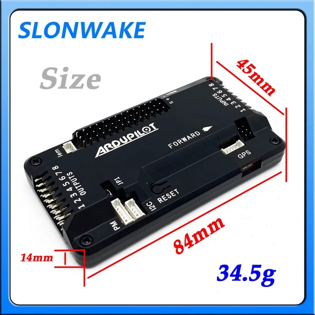 Alt view image 4 of 5 - NoCompass Horizontal,New APM2.8 APM 2.8 Multicopter Flight Controller 2.5 2.6 Upgraded no Compass version Straight pin with Case for RC Quadcopter