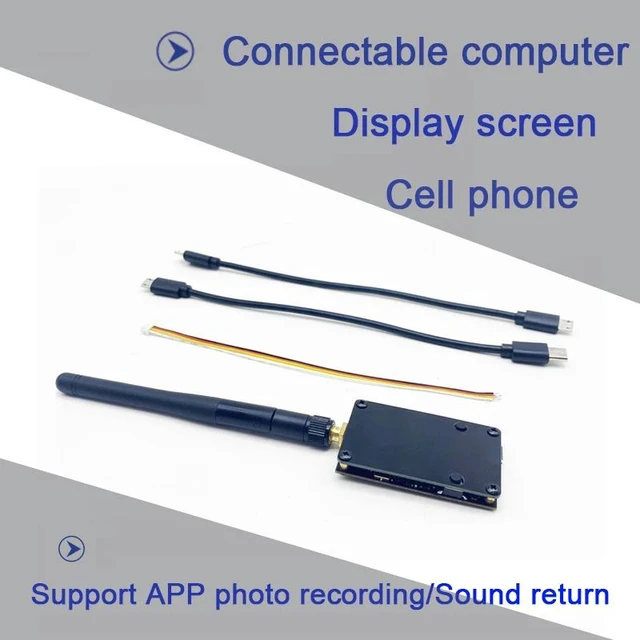 Alt view image 4 of 5 - FPV OTG Camera,5.8G 48CH 25/100MW/200MW adjustable FPV VTX Camera and OTG UVC FPV Transmitter Receiver for Android Mobile Phone Tablet RC Part