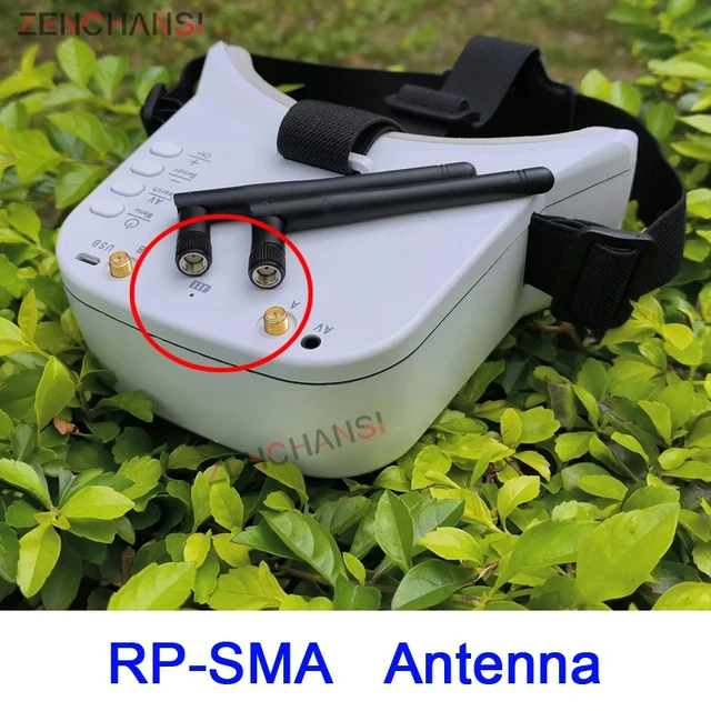 Alt view image 5 of 5 - VTX Camera,Ready to use 5.8G 48CH FPV VR Goggles Monitor 480p with 1000mW VTX Transmitter and CMOS 1000TVL FPV Camera for RC Playing Part