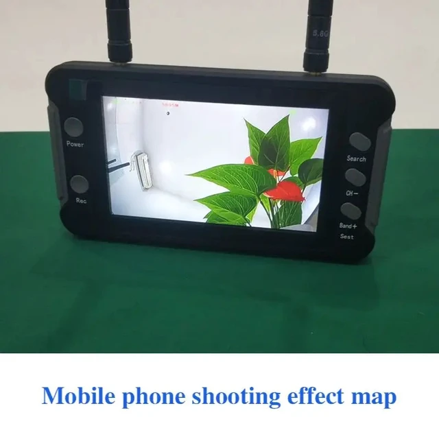 Alt view image 3 of 5 - fpv suit,5.8G FPV Monitor 800*480 with DVR 40CH and Long Range 5.8G 2W FPV Wireless VTX Transmitter + 1.4mm CMOS 700TVL Camera for RC
