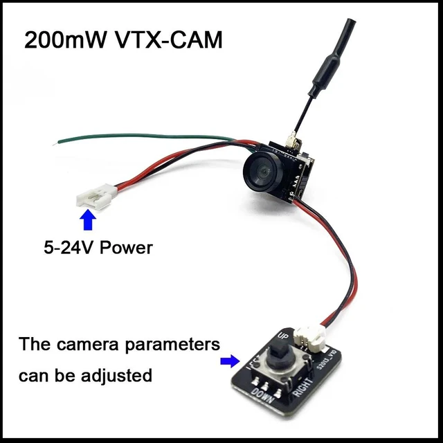 Alt view image 2 of 5 - FPV OTG Camera,5.8G 48CH 25/100MW/200MW adjustable FPV VTX Camera and OTG UVC FPV Transmitter Receiver for Android Mobile Phone Tablet RC Part