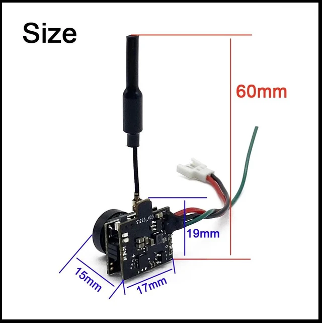 Alt view image 3 of 5 - FPV OTG Camera,5.8G 48CH 25/100MW/200MW adjustable FPV VTX Camera and OTG UVC FPV Transmitter Receiver for Android Mobile Phone Tablet RC Part