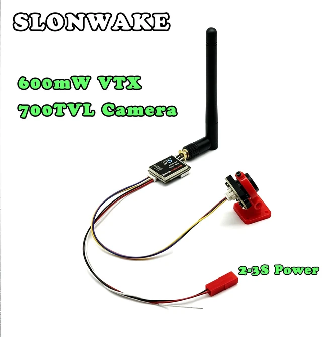 Main image of fpv suit,5.8G 56CH 7 Inch LCD Screen Monitor 1024*600 with DVR and TS5823 Pro 600mW AV transmitter+CMOS 700TVL fpv camera use for RC Cars