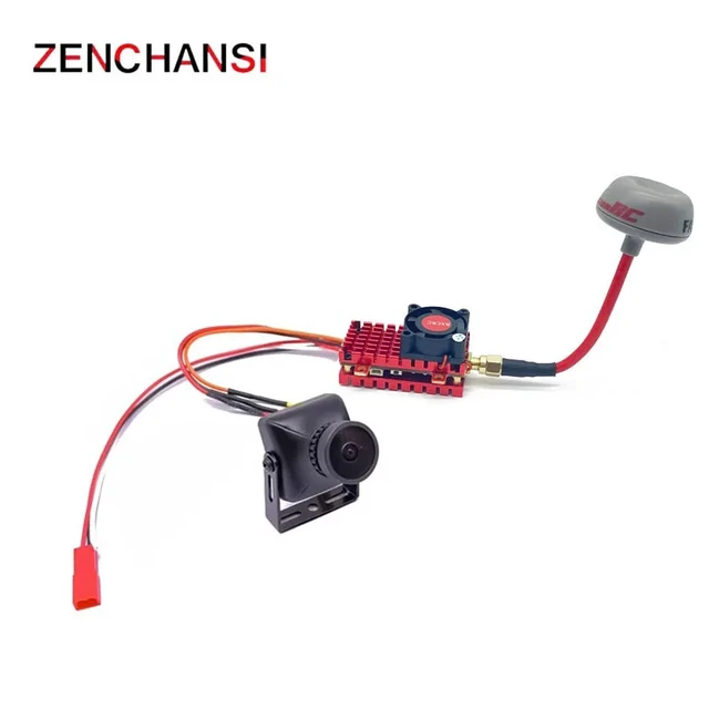 Alt view image 2 of 5 - fpv suit2,Over 20Km Range 5.8Ghz 2W FPV Transmitter and CCD 2000TVL fpv camera with EWRF FPV Receiver Video Downlink OTG Android Phone