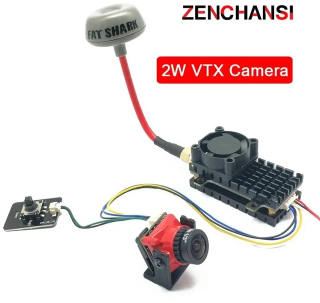 Main image of fpv suiit,FPV set 5.8G 56CH 7 inch HD IPS 1024*600 monitor with CMOS 1200TVL FPV Camera and 5.8G 48CH 2000mW FPV VTX Transmitter for RC