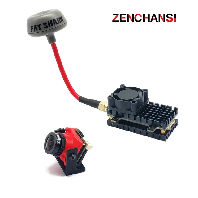 Alt view image 3 of 5 - fpv suiit,FPV set 5.8G 56CH 7 inch HD IPS 1024*600 monitor with CMOS 1200TVL FPV Camera and 5.8G 48CH 2000mW FPV VTX Transmitter for RC