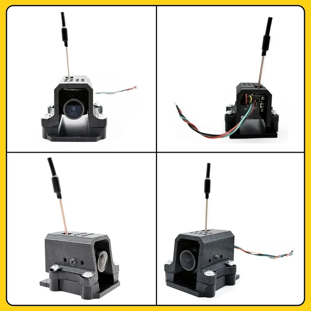 Alt view image 2 of 5 - VTX Camera,SLONWAKE 5.8GHz 48CH Pit/25/200/400mW adjustable VTX Transmitter and Night Vision 1200TVL starlight fpv camera use for RC Car