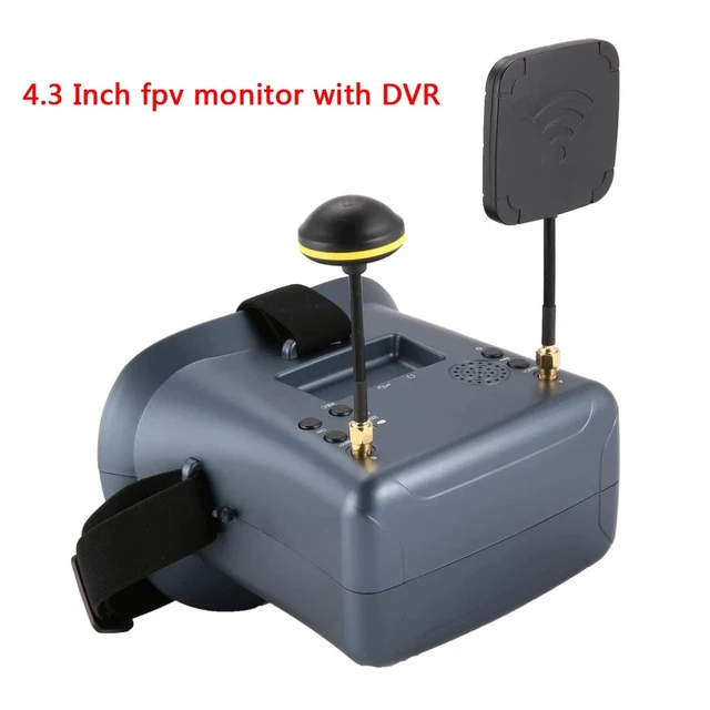 Alt view image 5 of 5 - fpv suit,008D 5.8G 40CH 4.3 Inch 800*480 Video Headset HD DVR Diversity FPV Goggles with 400mW all in one transmitter camera night vision