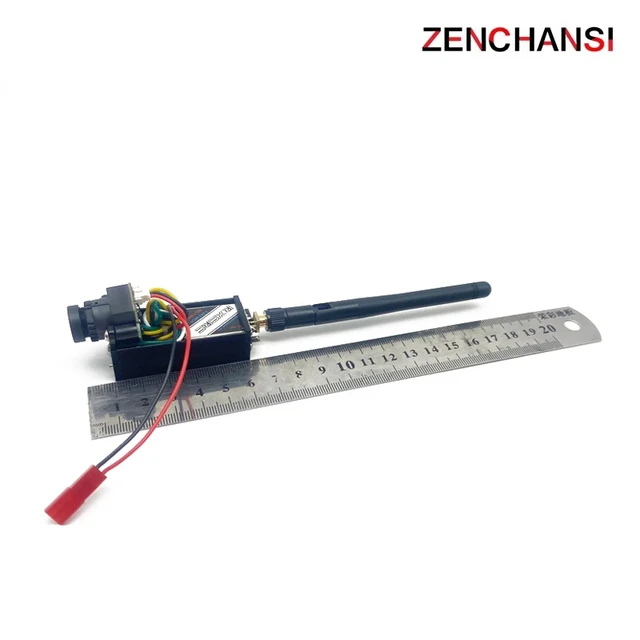 Alt view image 4 of 5 - VTX Camera,5.8G 48CH 100/200/400/1000mW Adjustable VTX Transmitter and CMOS 1000TVL FPV Camera with largest Heat Sink for RC Plane RC Boat