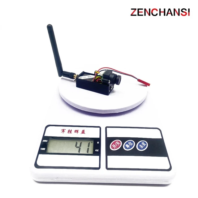 Alt view image 5 of 5 - VTX Camera,5.8G 48CH 100/200/400/1000mW Adjustable VTX Transmitter and CMOS 1000TVL FPV Camera with largest Heat Sink for RC Plane RC Boat