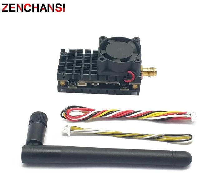 Main image of 1.2W VTX,Long distance 5.8Ghz 1.2W 1.6W 2W FPV Wireless Transmitter 48CH With heat sink and fan Video AV Audio Sender for RC Plane